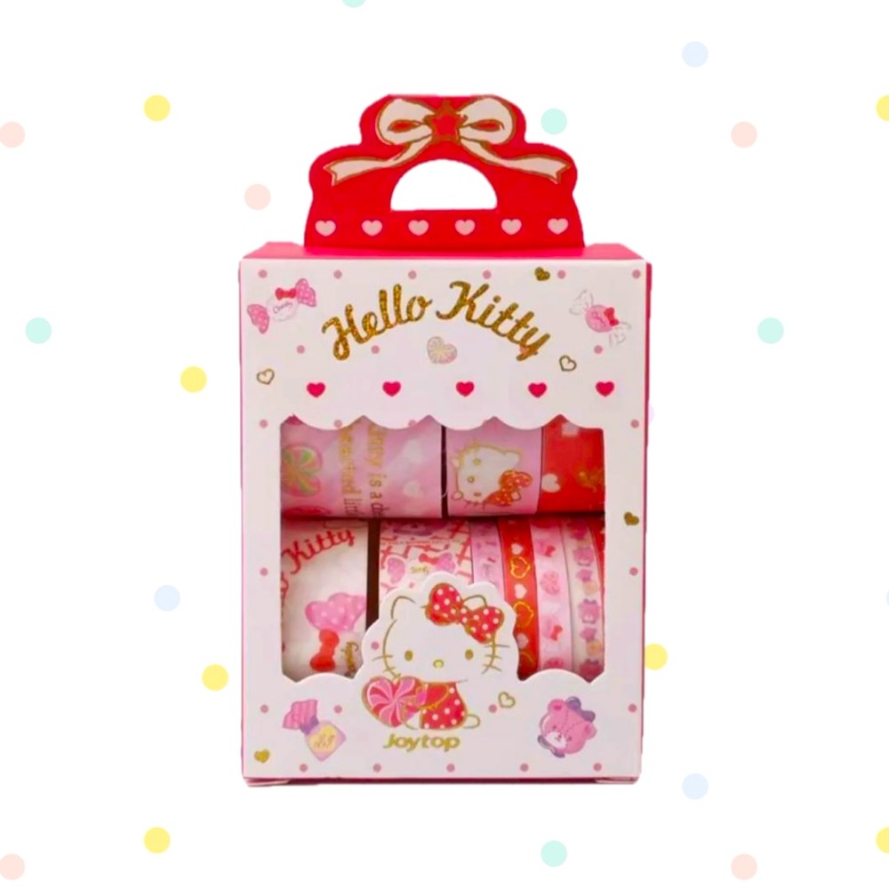Hello Kitty Washi Tape Sanrio Characters
Planner Decoration Sticker Tape Set